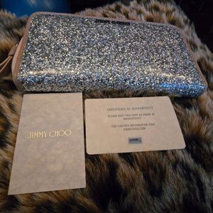 EUC Authentic Jimmy Choo Zippy Wallet
